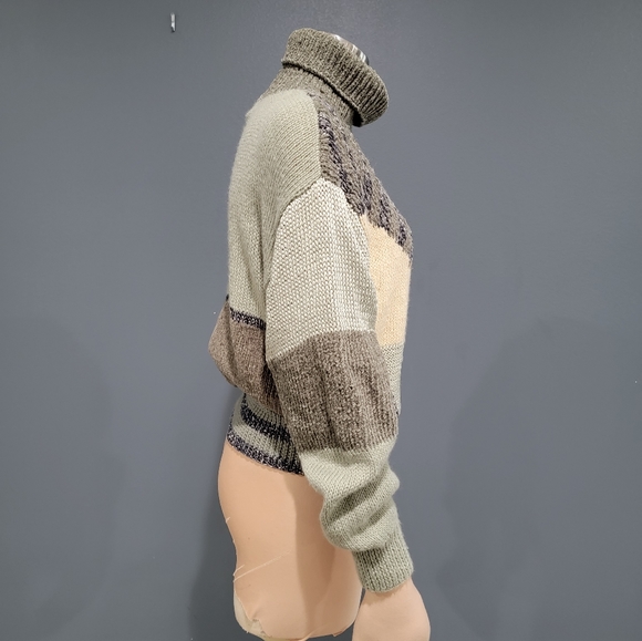 Vtg Carole Little Hand Knit sweater M/L - Picture 5 of 7